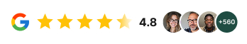 google review count badge